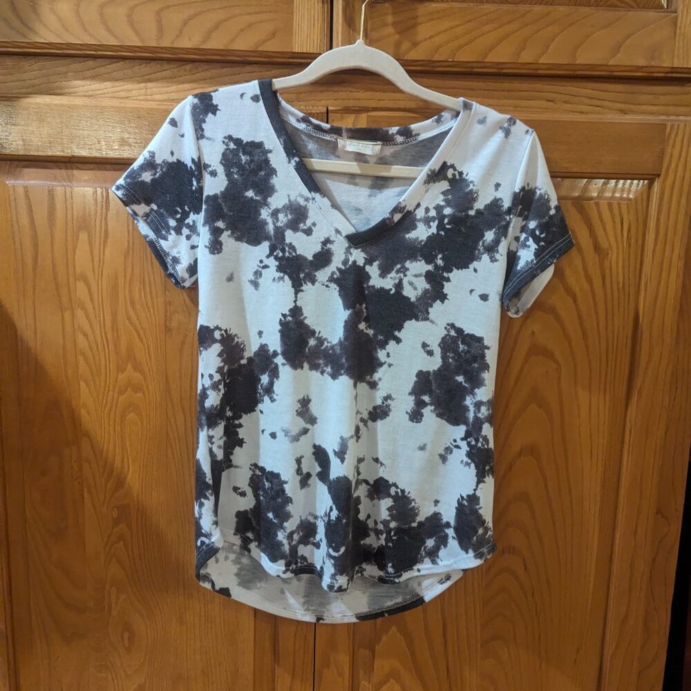 Altar'd State Splash-Print Oversized Tee Size XS